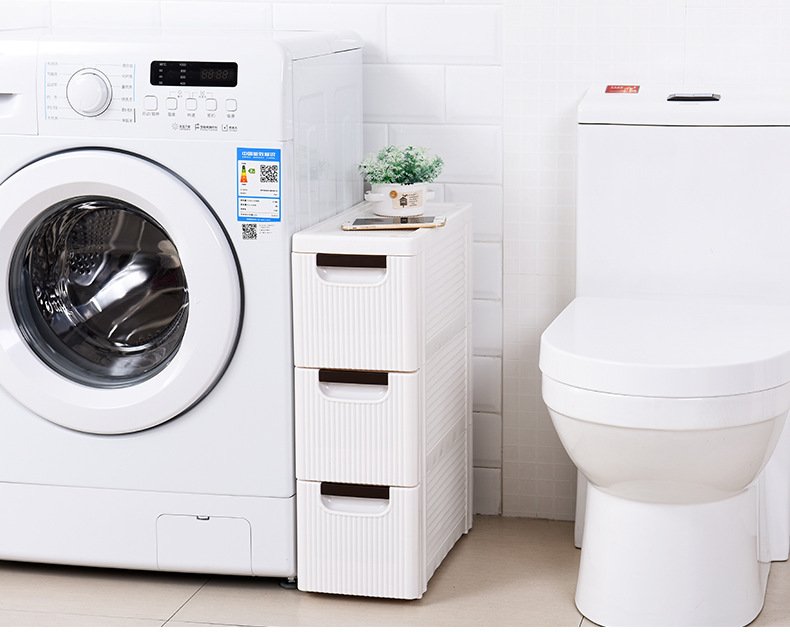 Model 7003 slim cabinet beside washing machine