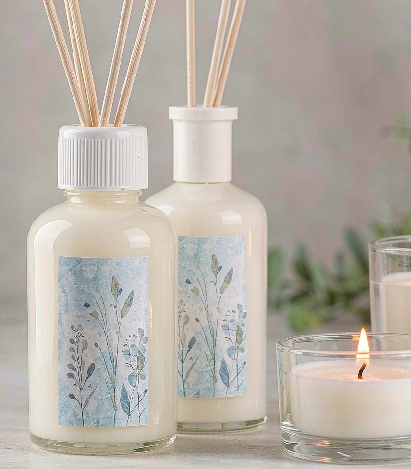 Reed diffusers and scented candles